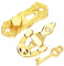 BESPORTBLE 1Set Scale Mini House Door Lock Key Mailbox Doorbell Miniature Doll House Accessories