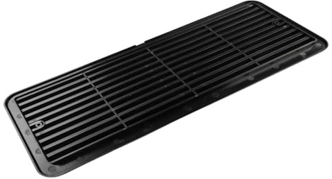 Griglia di montaggio for sfiato frigorifero Thetford 62445480 483 mm x 186 mm for roulotte for sostituzione frigorifero camper(Black)