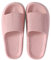 HSHAPAY House Slippers for Man And Women Beach Slides Non-Slip Lightweight Open-toe Shower Shoes Quick Drying Extra Thick Sandals (5/6 UK, Pink, numeric_5/6)