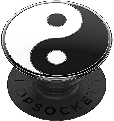 PopSockets Adhesive Phone Grip, Holder- Enamel Yin Yang