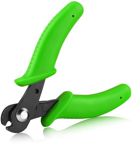 SPEEDWOX pince coupante de fil à mémoire de forme avec ressort - Mini pince de 7,6 cm - Outil pour fabrication de bracelets, perles, loisirs créatifs