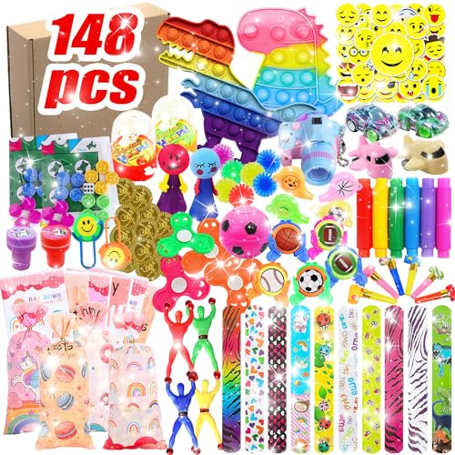 Relleno Piñatas Infantil 148 Piezas,Party Favours Kids,Rellenar Bolsas Fiesta,Juguetes Fiesta Cumpleaños,Juguetes A Granel,Favores De Fiesta,Piñatas Cumpleaños Relleno,Regalos Premio Salón Clase Niños