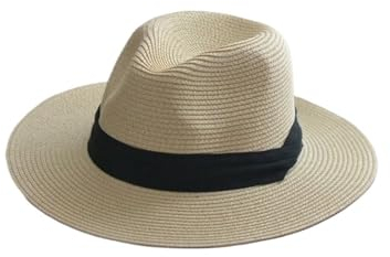 ZGXNYI Sombrero de paja grande con sombrero de malla de paja plegable, talla grande, 60 – 64 cm, sombrero de protección solar para hombre (beis, 61-64 cm)