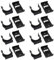 NHPY 8 Stück Sockelleisten clips Küchen sockelblende Sockelleiste küche Küchen Sockelhalterungen Sockelfußclip Küche Sockel Clips mit Befestigung Halterung Clips für Küchensocke