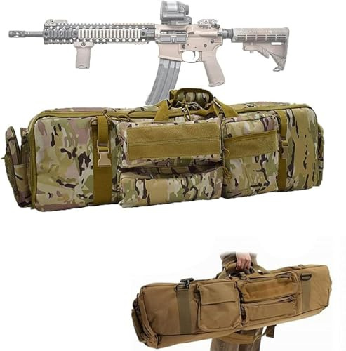 Fusil A Plomb, Arme Airsoft, Carabine A Plomb, Sac Tactique, Etanche Rifle Housse De Transport De Transport CS Chasse Tir Paintball Long Fusil Cas avec Bandoulière Portable D