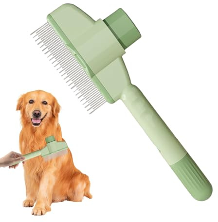 Brosse Pour Chat - Peigne Autonettoyant Pour Chat Et Chien | Brosse Pour Animaux De Compagnie | Peigne Pour Chiens | Brossette Auto-nettoyante | Carde Anti Puces Pour Poils Courts Et Longs