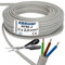 EBROM NYM-J 3x2,5 mm² - Mantelleitung - Installationskabel - Feuchtraumkabel - grau - Auswahl in 1 Meter Schritten - Meterware auf den Meter genau - Ihre Auswahl: NYM-J 3x2,5 mm2, Länge: 100 Meter