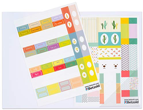 Betzold - Index-Sticker für Kalender und Planer - Schulplaner Lehrerkalender