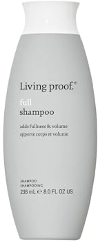 Living Proof Full Shampoo | Tiefenreinigungsshampoo für Volumen, Schwung und Geschmeidigkeit | Für volles, dickeres Haar, pflegt und entwirrt | Vegan, ohne Parabene, Silikone, Sulfate | 236ml