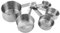 Tiiyee Tasses à Mesurer En Acier Inoxydable, 5PCS Tasse Doseurs Gadget De Cuisine Ensemble Cup Mesure Cuillères Doseuses Outil Cuisson Avec Règle Pour Mesures Ingrédients Secs Liquides Solides