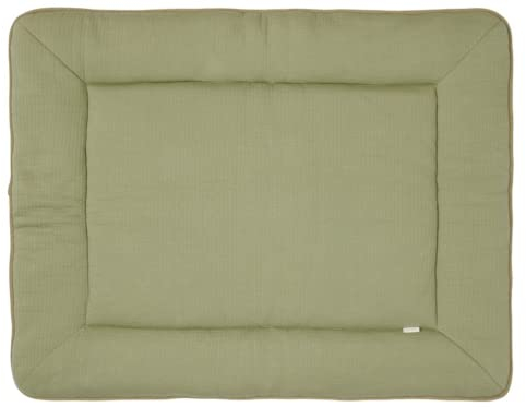 Little Dutch TE21011111 Laufgittereinlage Krabbeldecke - Pure Olive (80x100 cm)