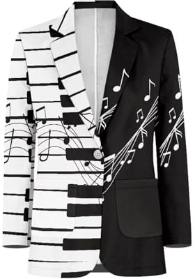 NRBEAWD Giacca da uomo casual a maniche lunghe, giacca sportiva con bottone e tasca, taglie S-5XL