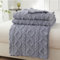 Mezzar Kuscheldecke Flauschig Decke, 200 * 230 cm Kuscheldecke Fleecedecke Flanell Decke Wohndecken Couchdecke Decken für Sofa, Couch und Tagesdecke (Greyblue)