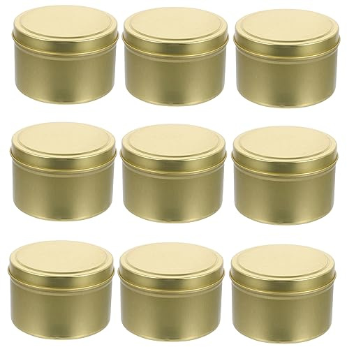 Hohopeti Latas De 8oz Para Velas Tarro Vacío Para Proyectos Diy Resistantes y Reutilizables