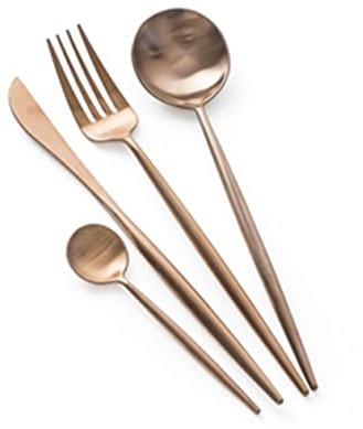 COLLBATH Cucchiaino Da Caffè in Acciaio Inossidabile 304 Mini Cucchiaio Rotondo Per Mescolare Espresso Tè Dessert Oro Rosa Elegante Per Ogni Occasione