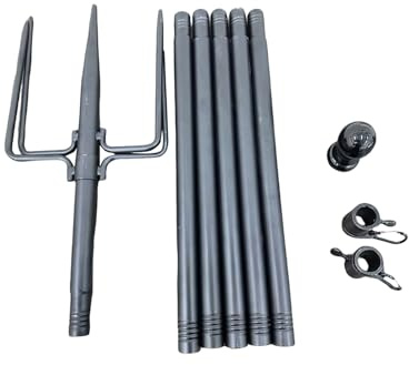 Asta De Bandera De Suelo para Exteriores del Hogar - Asta De Bandera Resistente A Vientos Fuertes - Mástil Comercial Resistente para Patio Jardín Patio Empresarial