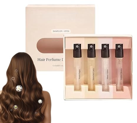 Pour Cheveux - 4 Pièces de Senteur | Brume de Senteur pour Cheveux,pour une Beauté Propre Déodorisante Types de Peau et Rafraîchissement des Oreillers