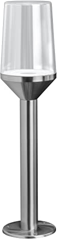 Ledvance LED Stehleuchte und Wegeleuchte für E27 Leuchtmittel, Design Leuchte in Kelchoptik für Außen, 50cm Höhe, Edelstahl, ENDURA CLASSIC CALICE 50CM E27, 4058075477995