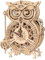 ROKR Owl Uhr Bausatz,3D Holzpuzzle für Erwachsene,Schreibtischdekoration Geschenk für Männer Frauen(LK503)