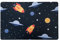 Schreibtischunterlage Kosmos Raketen Raumschiffe 40 x 60 cm abwischbar