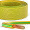 hb-digital 10m Erdungskabel 16mm² H07V-K – flexible Kupfer Litze Einzelader PV Erdungsleitung für Solar Photovoltaik Energie Elektro feindrahtige Aderleitung 1x16mm² PVC - Grün-Gelbe