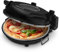 ZEEGMA PIZZA CHEF Four à pizza électrique, four 1200 W 400°C, plaque céramique 30 cm, minuterie, contrôle de la température, couteau à pizza Pizza parfaite en 3-5 minutes