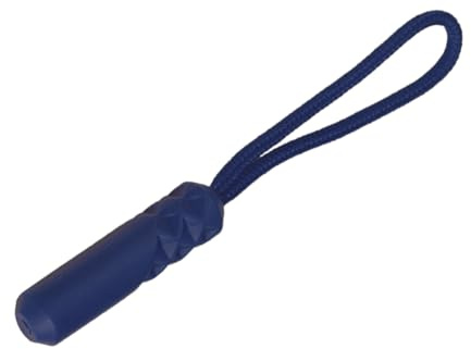 HOODANCOS Tiralampo per Cerniera Testa Cilindrica Blu Navy, Set 20 Pezzi, Accessori per Borse e Abbigliamento, Cordino Resistente in Plastica e Poliestere, per Valigie, Zaini e Giacche