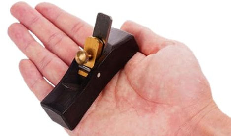 Raboteuse à main - Raboteuse plate - Outil de coupe du bois - Mini arc plat - Pour la maison - Outil de traction - Raboteuse de charpentier - Bloc de bois à la main - Mini bloc de rabot