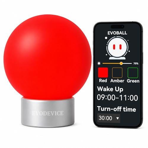 Lámpara nocturna ambiental roja profunda de 670 nm para confort ocular, con modos de luz verde y ámbar.