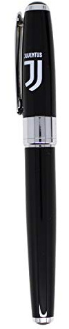 Roller-Stift aus Messing, schwarz, Geschenkbox Juventus, offizielles Produkt