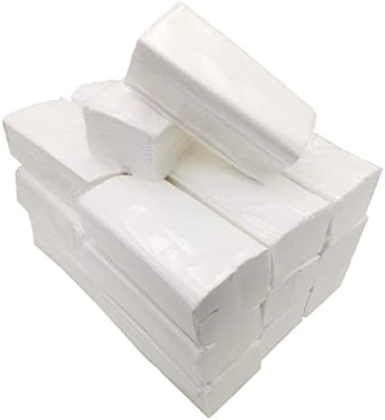 9000 Toallas Papel Secamanos Plegadas Zig Zag - Toalla Papel Secamanos Desechables Laminadas Doble Capa - Papel Suave y Absorbente - 20x20cm para Dispensadores