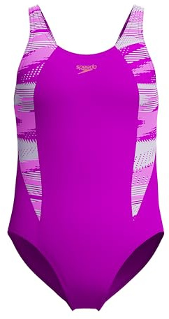 Speedo Flicka Hyperboom Splice Muscleback baddräkt badkläder (paket med 1)