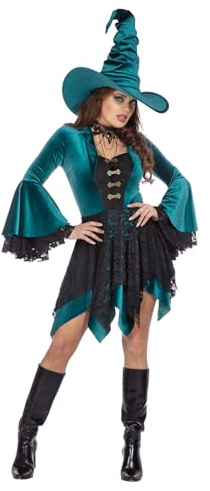 WILBERS & WILBERS - Elegante Abito da Strega in Velluto