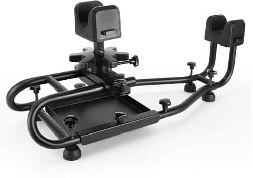 Boosteady Heavy Duty Adjustable Rifle Shooting Rest with Rigid Steel Frame,No Wobble & Non-Slip Shooting Rest for Stable, Sight in, Stability for Shooting Range & Outdoor