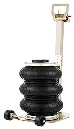 DMETE Hydraulic Jack, 3 Ton / 5 Ton Triple Bag Air Pneumatic Jack With Adjustable Handle 40CM Fast Lifting Car Jack Van SUV Auto Car Lift Tool(5 Ton Blue)