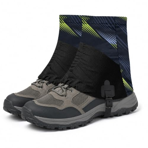 WDKXCN damasker, unisex släp, låga gaiters, ventilerande trailrunning, skodamasker, vandring, vattentät för utomhus, vandring, camping och klättring, 2 färger slumpmässig frakt