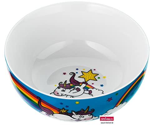 WMF Einhorn Kindergeschirr Kinder-Müslischale 13,8 cm, Porzellan, spülmaschinengeeignet, farb- und lebensmittelecht
