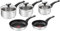 Tefal Emotion Batterie de cuisine 5 pièces, Poêles à frire 20/24 cm, Casseroles 16/18/20 cm, inox garanti 10 ans, Base de diffusion de la chaleur, Design élégant, Poignées robustes, Induction E300S544