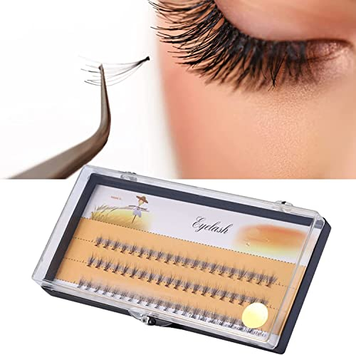 Ciglia Magnetiche, 60 Nodi Ciglia Finte, 3d Riutilizzabile Ciglia Singole Con 1 Vassoio Di Estensioni Delle Ciglia Per Il Trucco (11mm)