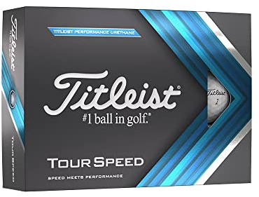 Titleist Tour Speed Golfball, Weiß, Einheitsgröße, T4052S