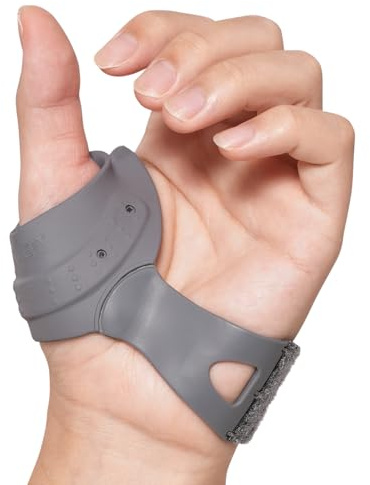 Willcom Flexible CMC Thumb Brace for Stabilizes CMC Joint, Thumb Splint for Arthritis Pain and Support, Comfortable Thumb Support Stabilizer for Osteoarthritis for Women and Men (Left Hand, M)