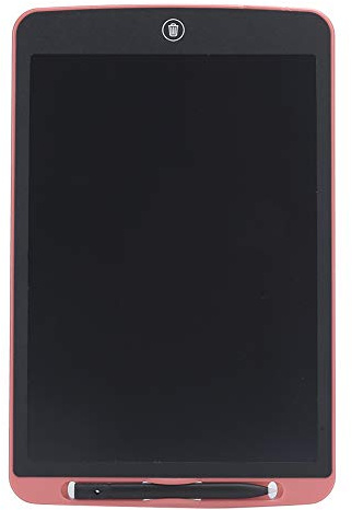 Plyisty Pizarra LCD de 12 Pulgadas, Tableta Electrónica de Escritura y Dibujo para Niños con Borrado con un Botón, sin Radiación y con Protección Ocular, para Escribir dibujar. (PINK)