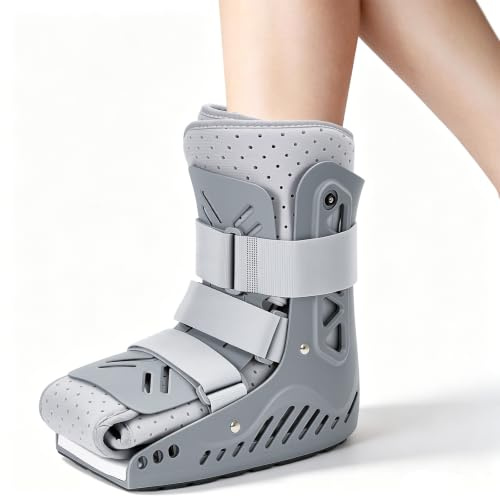 Air Walker Boot for Foot Injury - Medical Fracture Boot Aircast Ankle Support Boot for Walking, Orthopedic Ankle Boot with Adjustable Air Cushion, Right Foot
