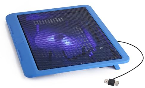 Yctze Base di Raffreddamento per Notebook Big Fan, Base di Raffreddamento per Notebook da 14 o Inferiore, Supporto USB con Silenzioso, Dispositivo di Ergonomico per Laptop, Supporto di per Laptop,