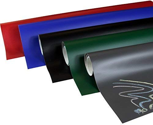 Rapid Teck® 11,66€/m² Tafelfolie selbstklebend Schwarz 60cm x 200cm– Multifunktions-Folie – Klebe-Folie Möbelfolie