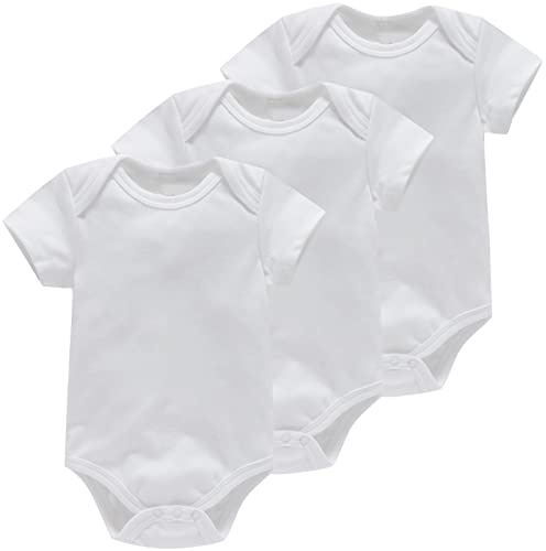 Bestele Body Bambino,Body in Cotone a Manica Corta per Bimba Bambina Bimbo,Ragazzo Ragazza Neonato Unisex-Bimbi Body