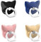 YANGWEN Phone Stand,4PCS Cat Shape Cell Phone Ring Holder Mount Stand, 360°Rotation Universal Finger Kickstand for Various Mobile Smart phones