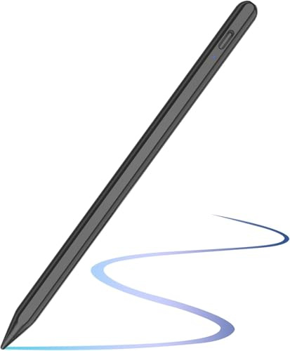 TQQ Penna per Apple iPad (2018-2025), 2 Generazione iPad Pencil con Sensibile all'Inclinazione, compatibile con iPad (11(A16)/10/9/8/7/6), Air (5/4/3/M2/M3), Mini (7/6/5), Pro 12.9/11/13“