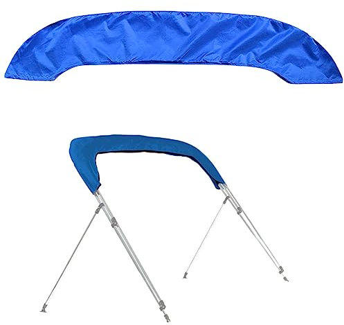 Tendalino per barca Copertura per bagagliaio per 3 supporti per prua Top - Accessori per l'organizzazione del baldacchino impermeabile 600D per neve Pioggia a prova di polvere (3BOW 73-78W)