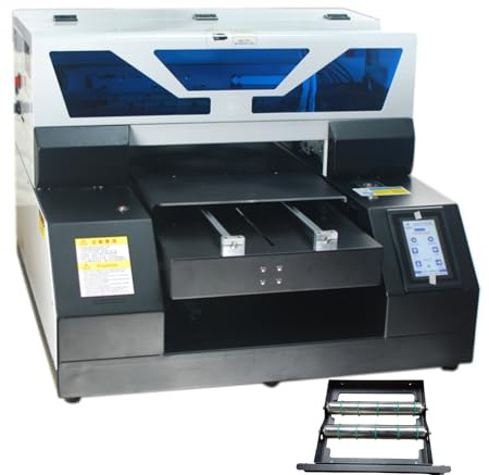 PEIXU Skrivare Färg A3 UV Multifunktionsskrivare Bläckstråleskrivare Bläckpatronskrivare A319 Automatisk Flatbed Skrivare,Svart,USB 2.0,Upplösning 2880x1440dpi,för PVC Glass Wood Clothes Printing